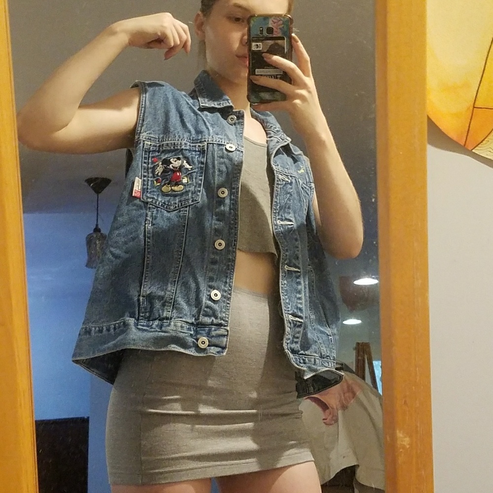 Vintage Mickey Jean Vest